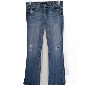 Vigoss London‎ Boot Jeans Size 7 Distressed  5 pocket design